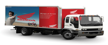 Uttar Pradesh Truck Advertising in Uttar Pradesh, Uttar Pradesh Truck Branding, Truck Ads rates Uttar Pradesh